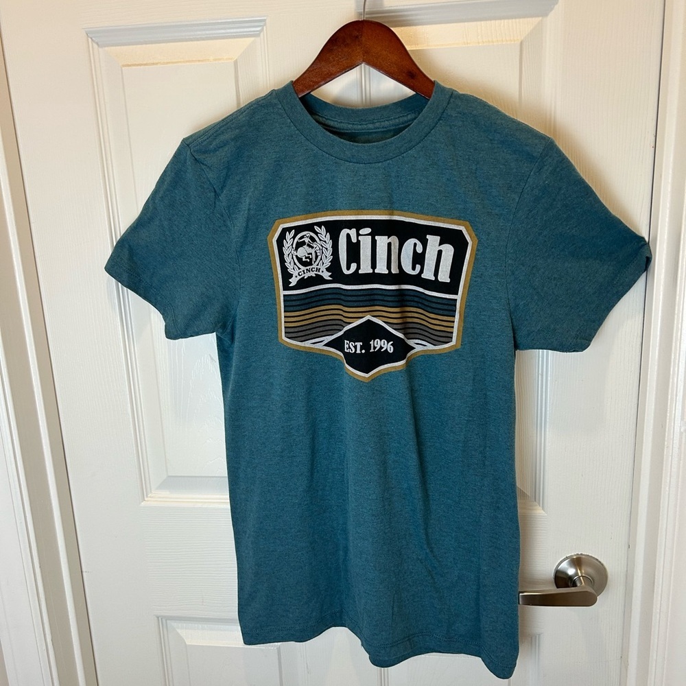 CINCH JEANS LOGO SHIRT SMALL